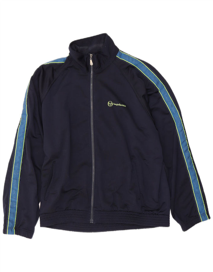 Мужской спортивный костюм Sergio Tacchini IT 54 XL темно-синий с цветными блоками