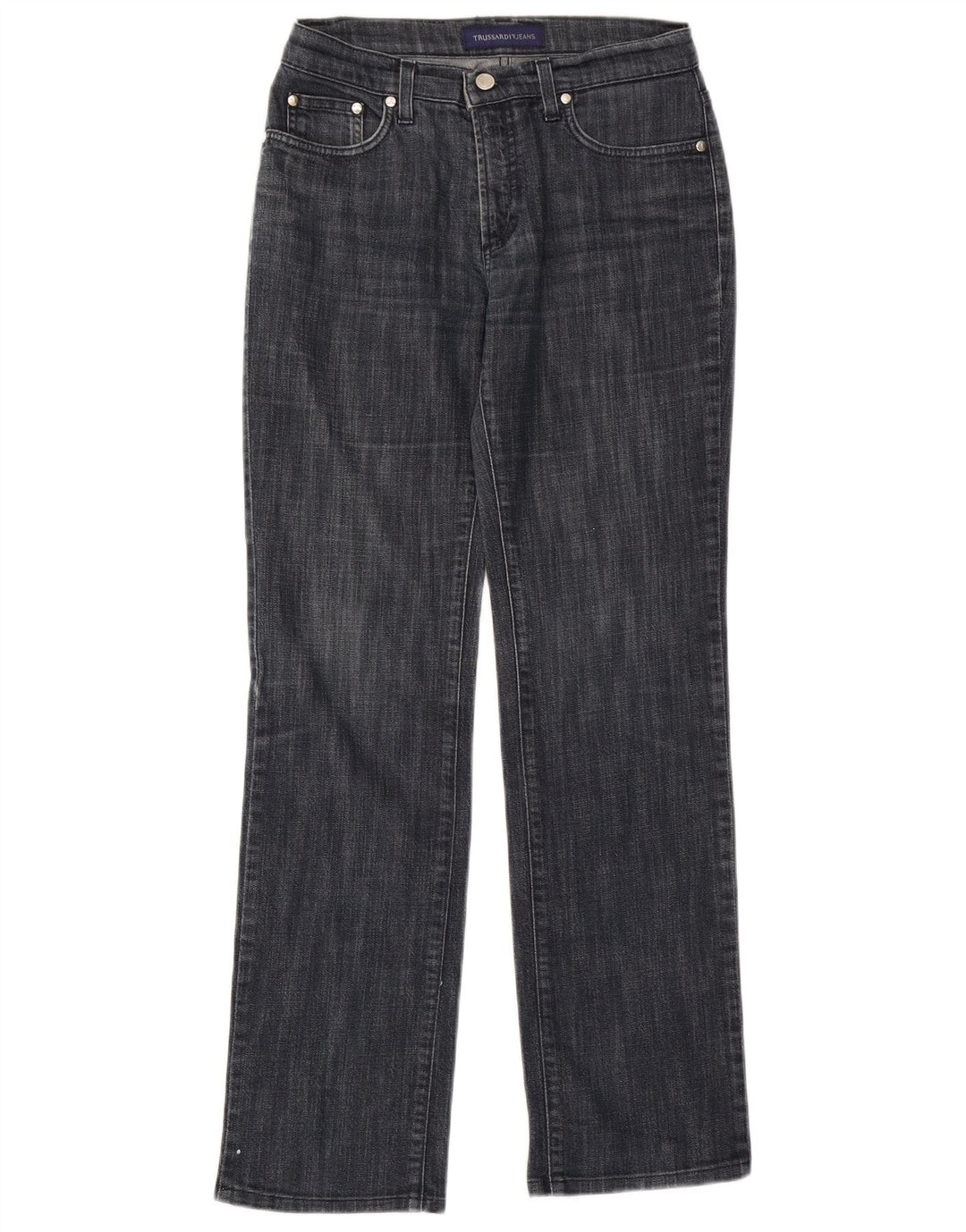 Женские прямые джинсы Trussardi W27 L30 Темно-синие