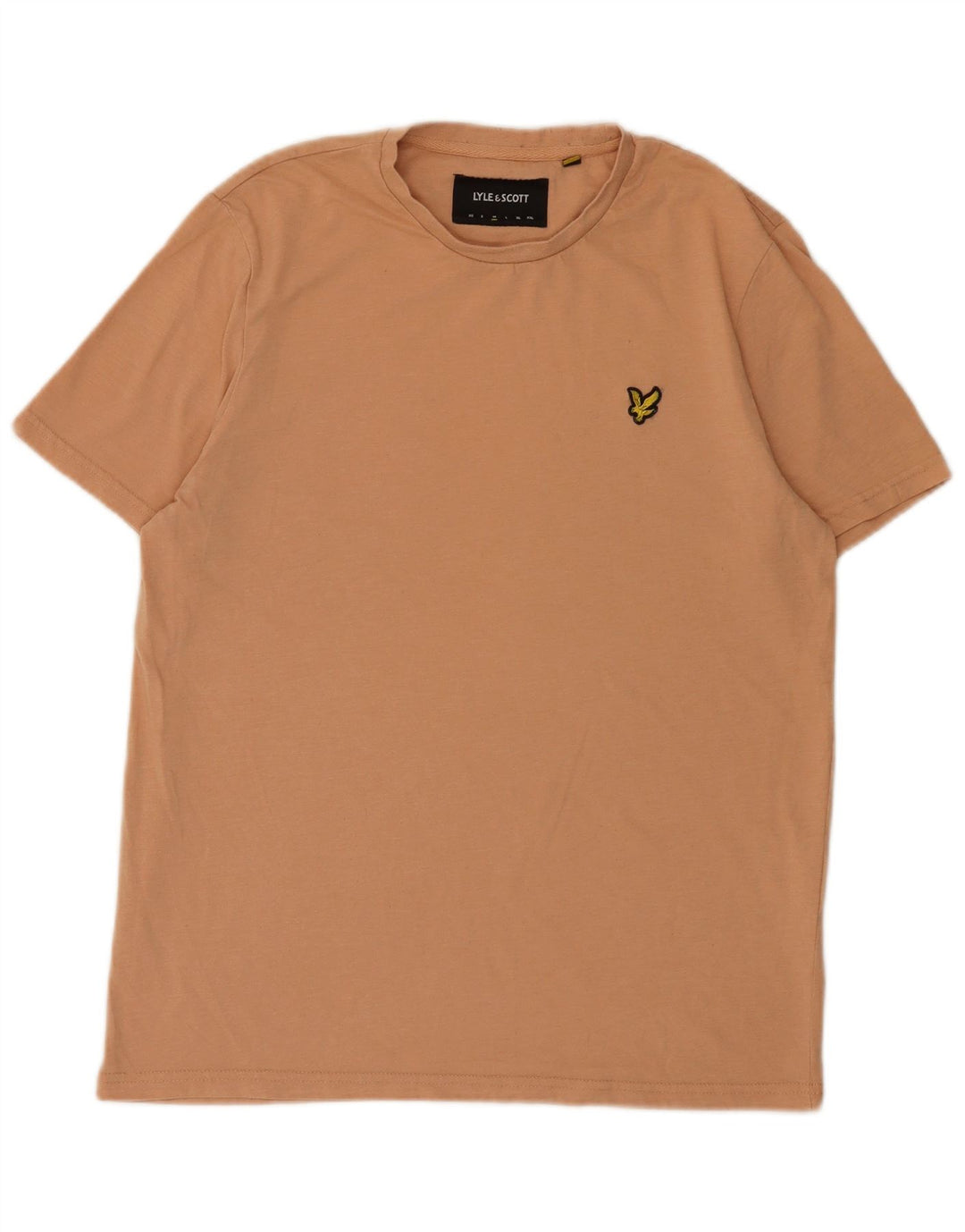 Мужская футболка Lyle & Scott Top из полиэстера среднего розового цвета