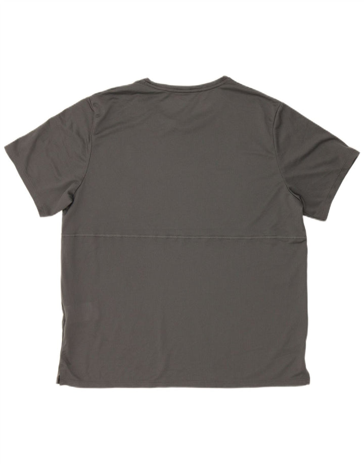 Мужская футболка Nike Dri Fit Top XL, серый полиэстер