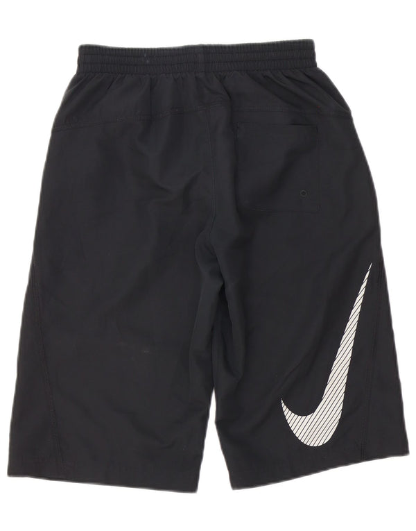 Спортивные шорты Nike для мальчиков с графикой, 12–13 лет, большие, черные