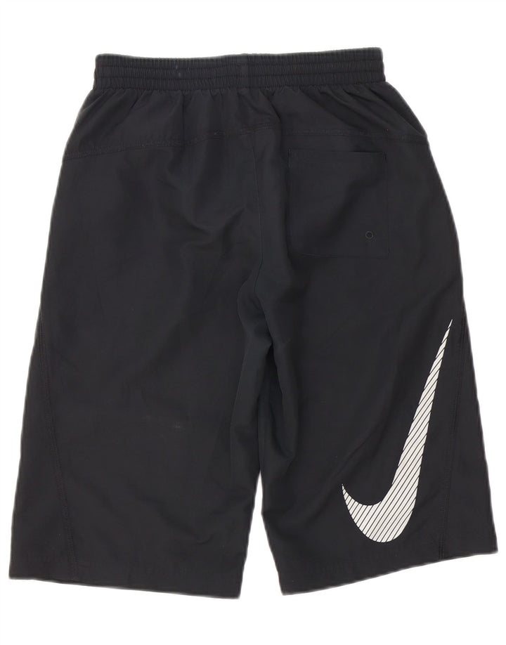 Спортивные шорты Nike для мальчиков с графикой, 12–13 лет, большие, черные