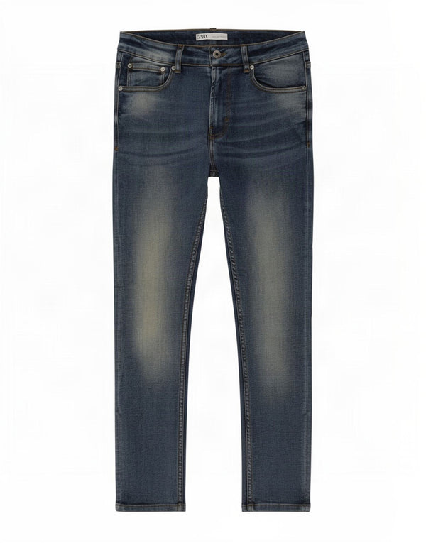 Мужские джинсы скинни Zara EU 42, большие W32 L30, синие, хлопок