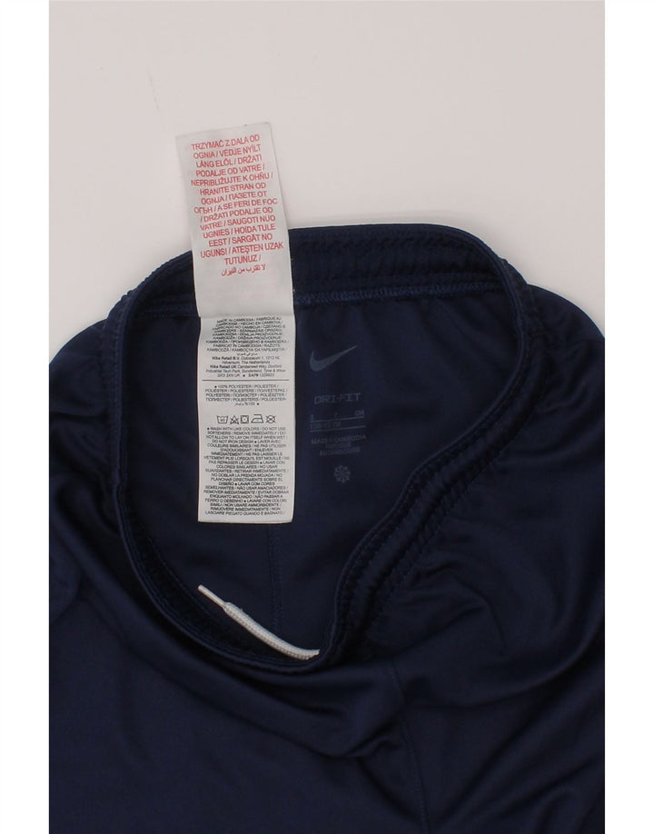 Спортивные шорты Nike для мальчиков Dri Fit, 8–9 лет, маленькие, темно-синие, полиэстер