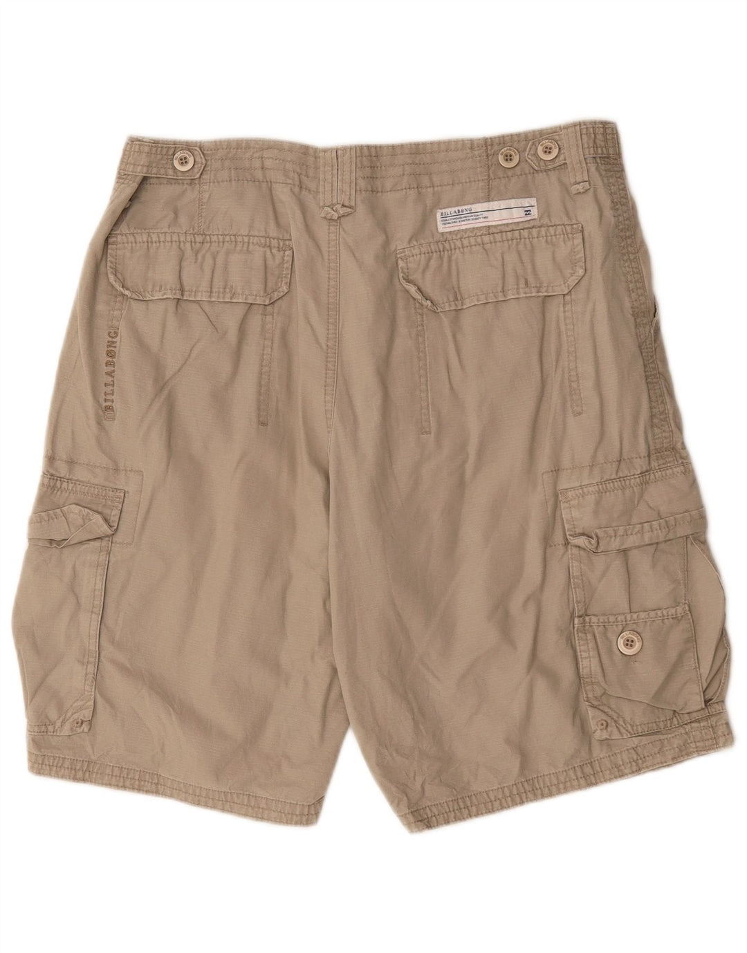 Billabong Мужские шорты-карго W34, большие бежевые, хлопок