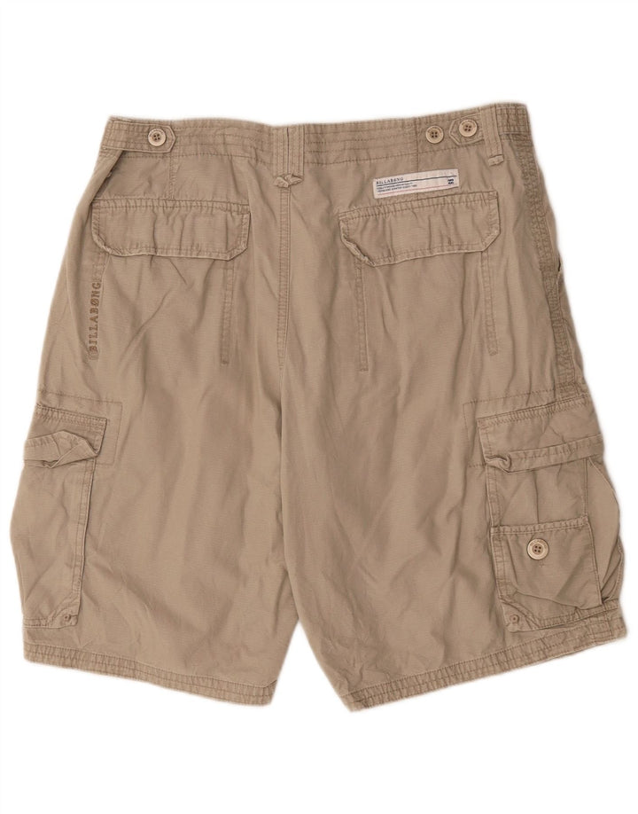 Billabong Мужские шорты-карго W34, большие бежевые, хлопок