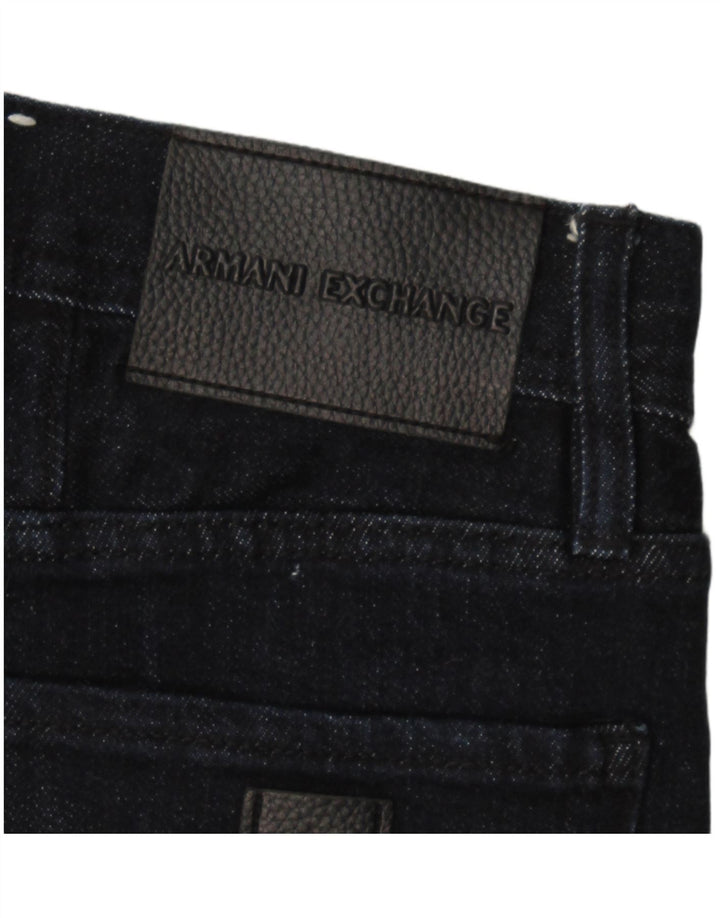 Женские узкие джинсы Armani Exchange W30 L30 Темно-синие
