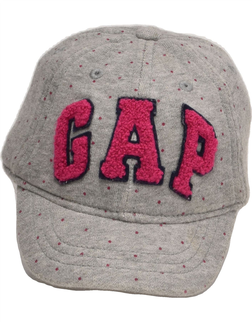 GAP Baby Girls Graphic Baseball Cap XS Grey Polka Dot Cotton Vintage Gap and Second-Hand Gap from Messina Hembry 