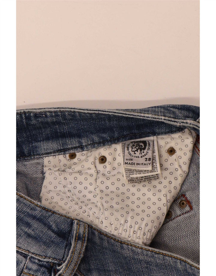 Женские прямые джинсы Diesel W28 L29, синие, хлопок
