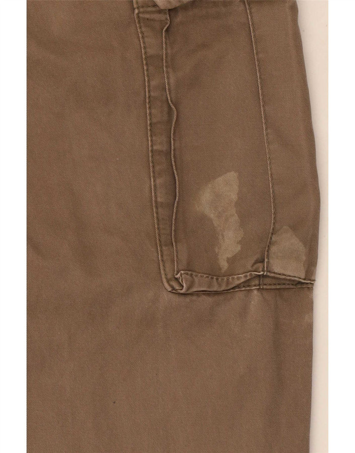 Мужские прямые брюки карго Gap W40 L28, коричневые, хлопковые