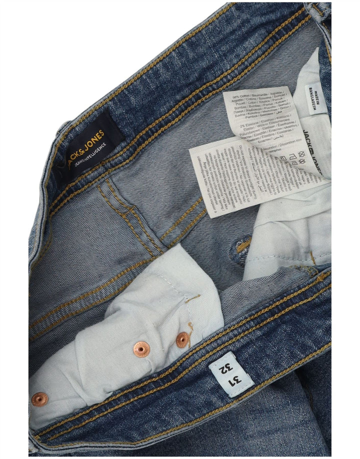 Мужские узкие джинсы Jack & Jones GLENN W31 L32, синий хлопок