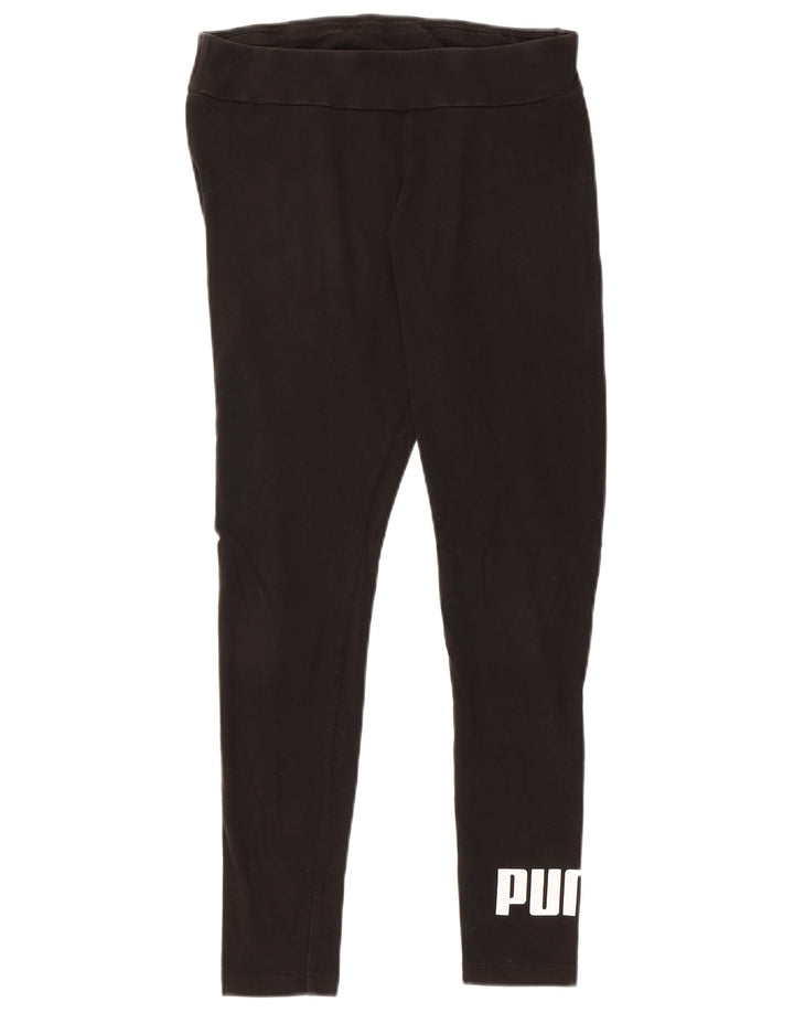 Женские леггинсы с рисунком Puma UK 12, средние, черные