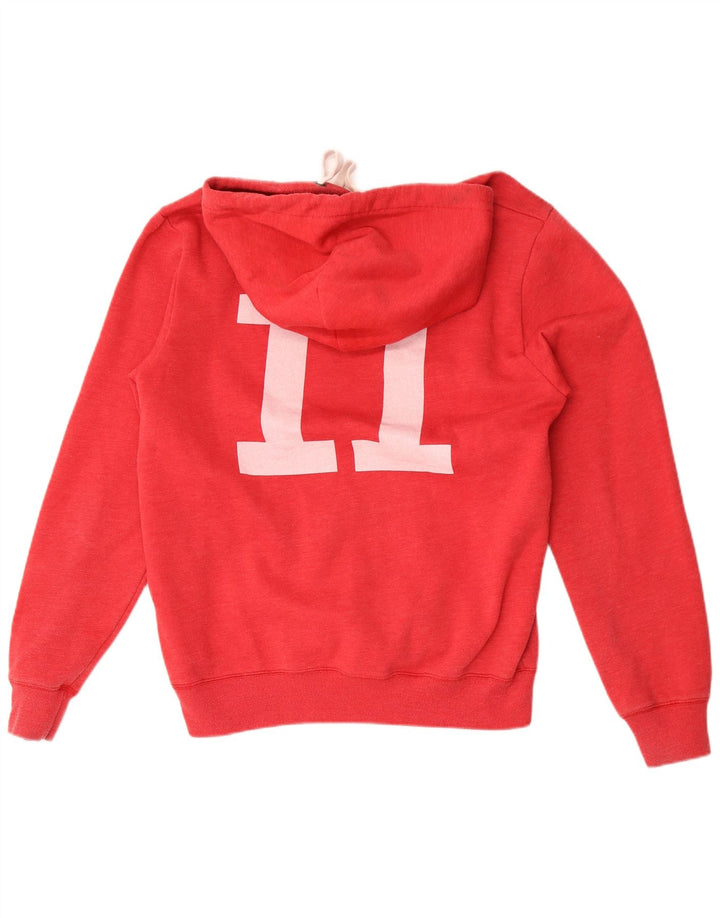 JACK WILLS Мужской джемпер с капюшоном с рисунком, средний красный, хлопок