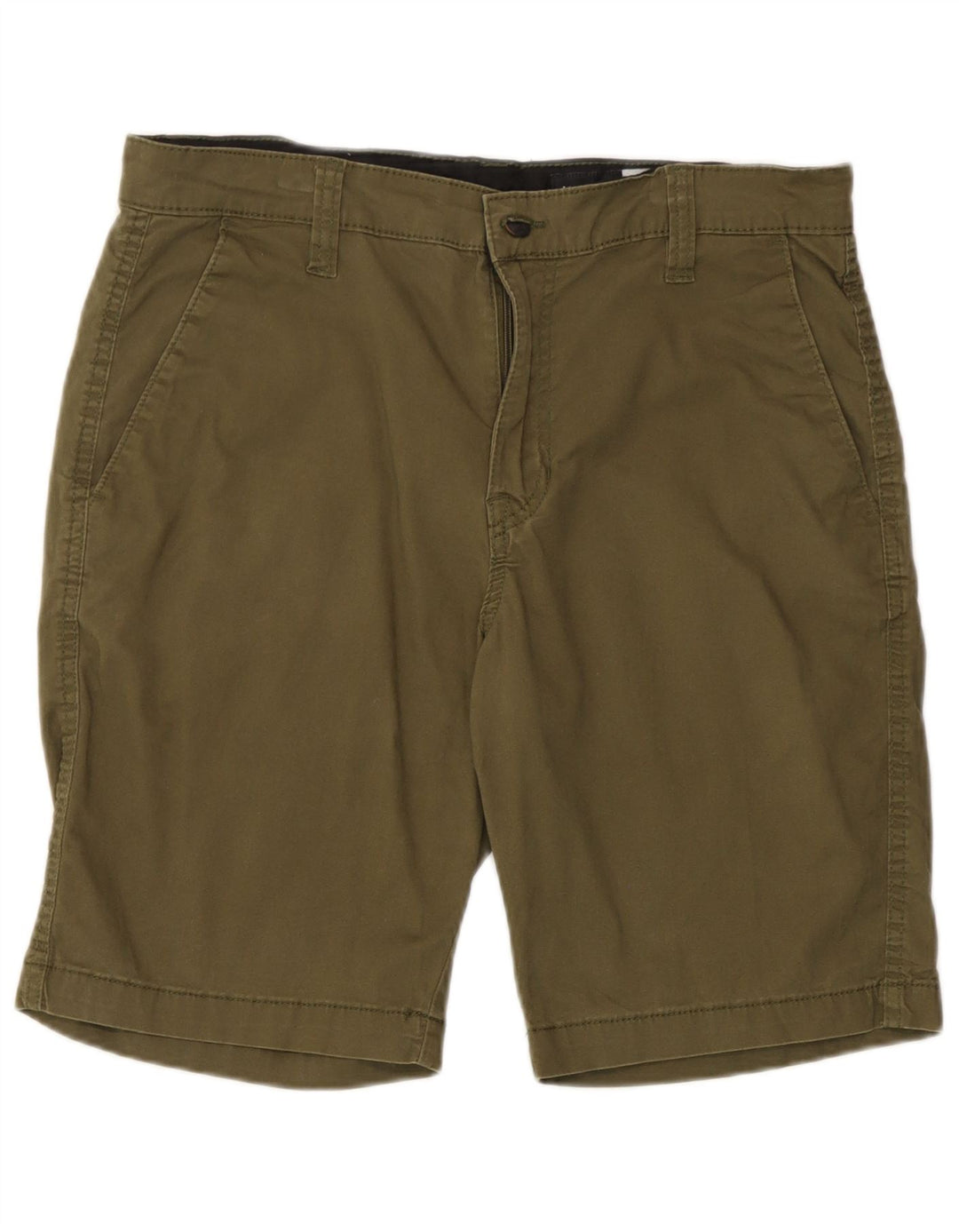 Мужские шорты чинос Volcom W32, хлопок среднего цвета хаки
