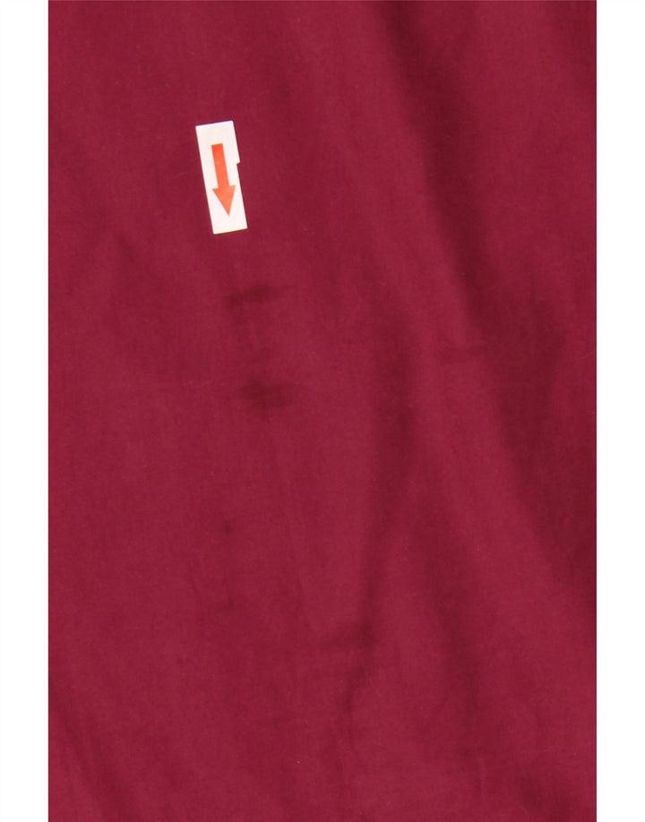 Мужская рубашка Calvin Klein, размер 16 1/2, большая, бордовая