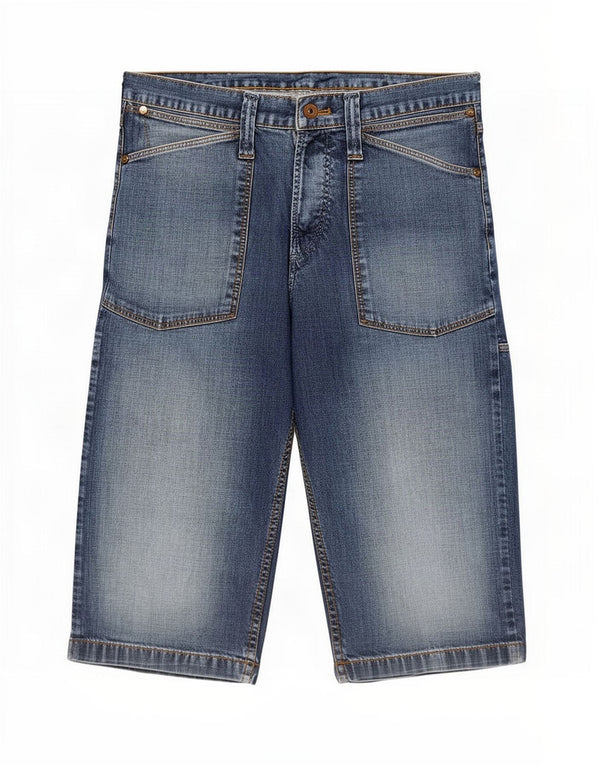 Мужские джинсовые шорты карго Wrangler W33 синие, хлопок