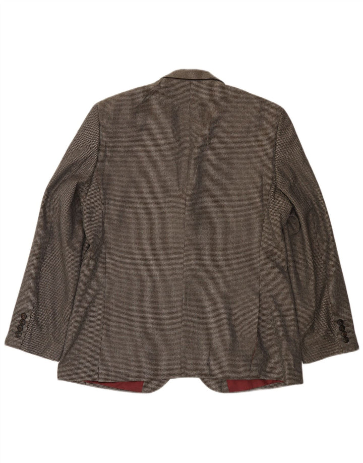 Мужской пиджак на двух пуговицах MARKS & SPENCER UK 38, средний серый с узором «гусиные лапки»