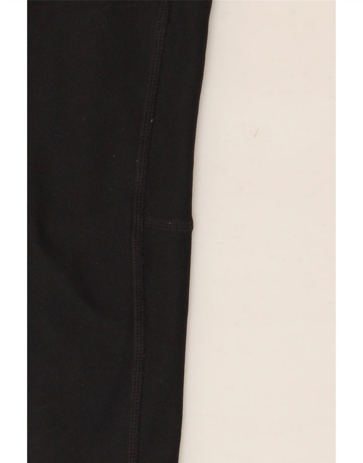 Женские леггинсы-капри Nike Dri Fit UK 14, средний черный, полиэстер