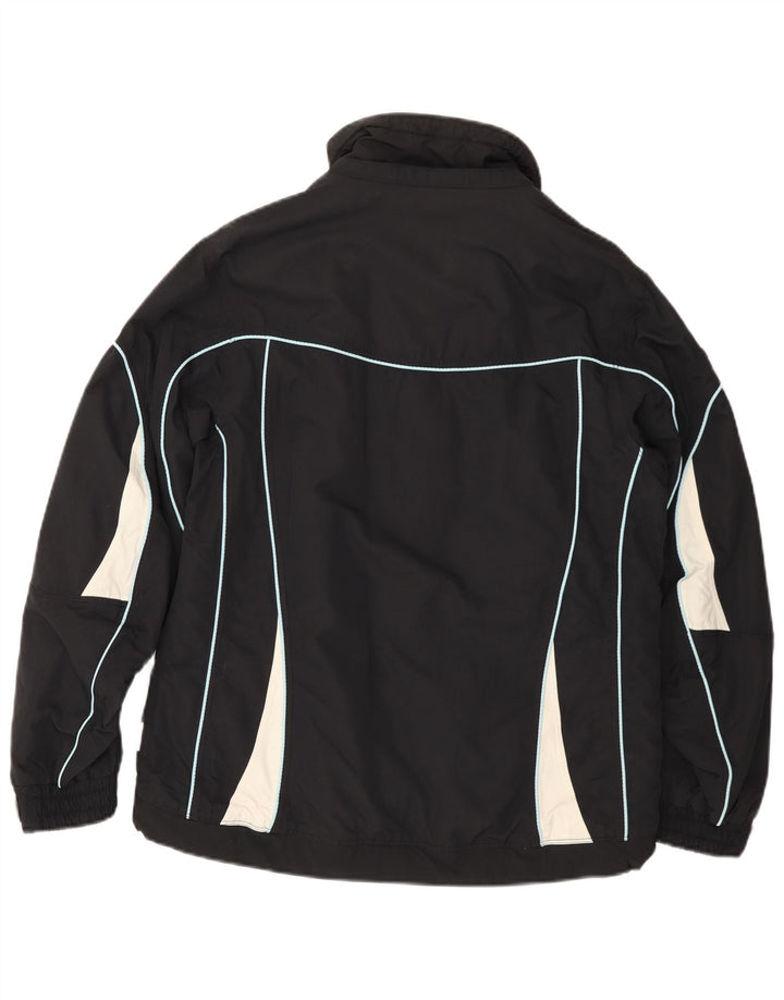 Женская ветровка West Scout UK 16, большая черная нейлоновая куртка с цветными блоками