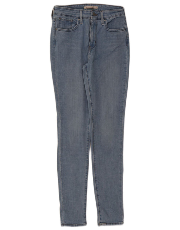 Женские джинсы скинни Levi's 721 с высокой посадкой W28 L30, синие, хлопок