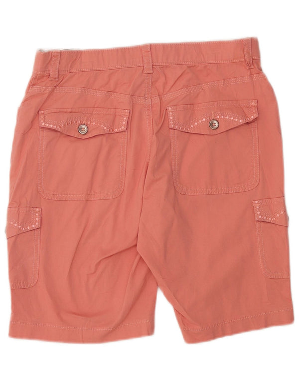 Lee Womens Cargo Shorts US 6 Medium W30 Pink Cotton