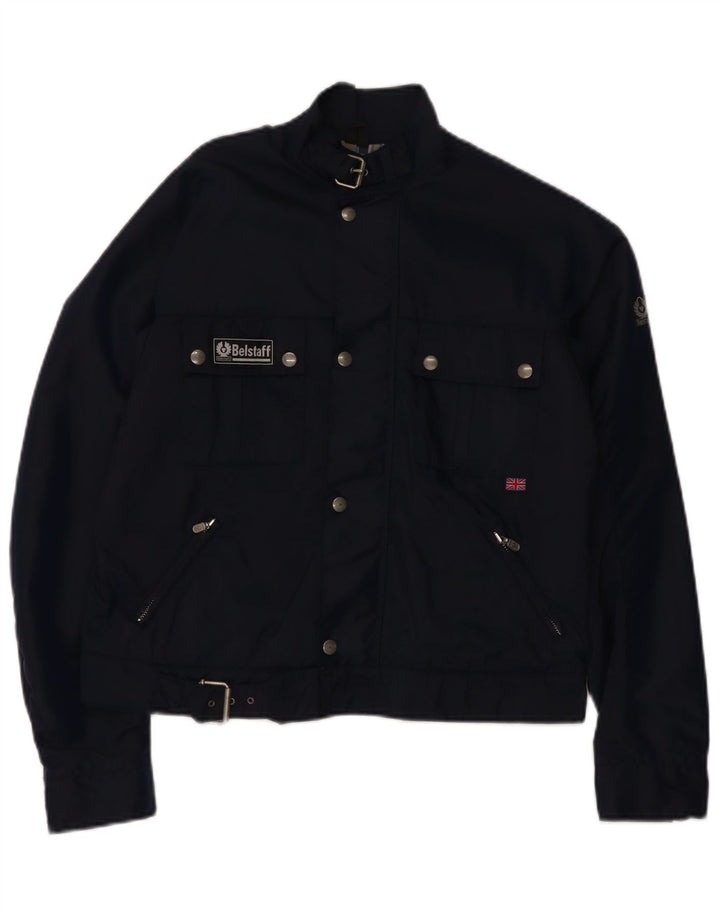 Универсальная куртка Belstaff для мальчиков 13–14 лет, темно-синяя, нейлон