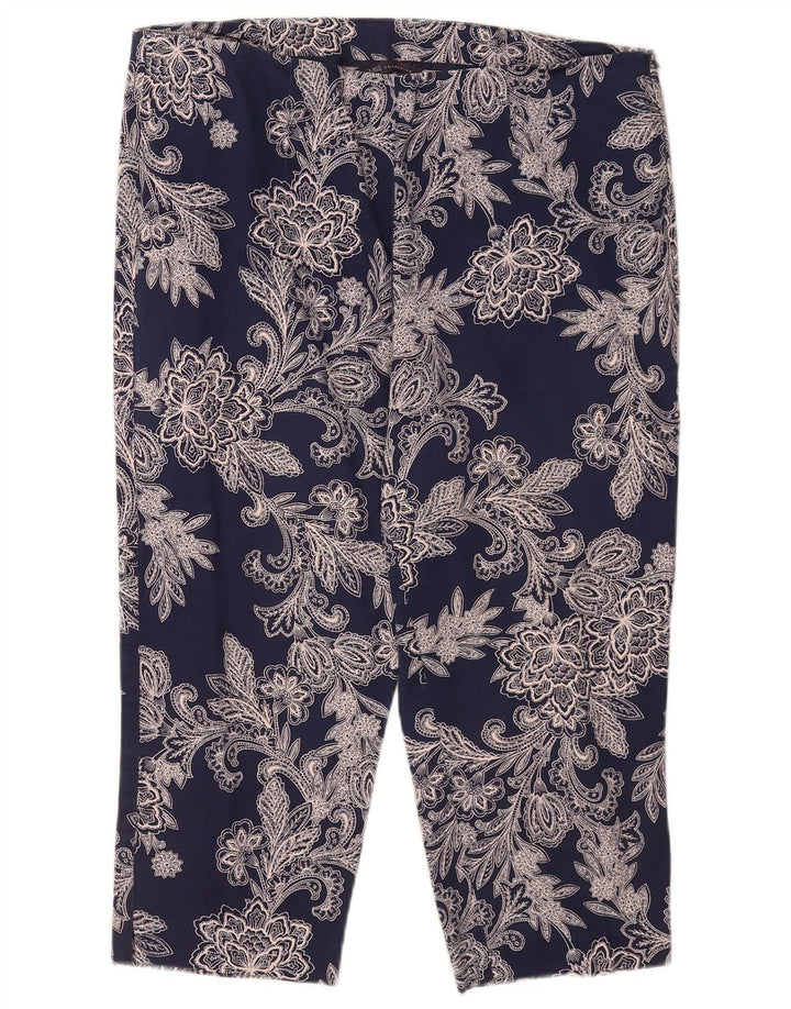 Женские капри с абстрактным узором Marks & Spencer, Великобритания 16, большие W34 L19