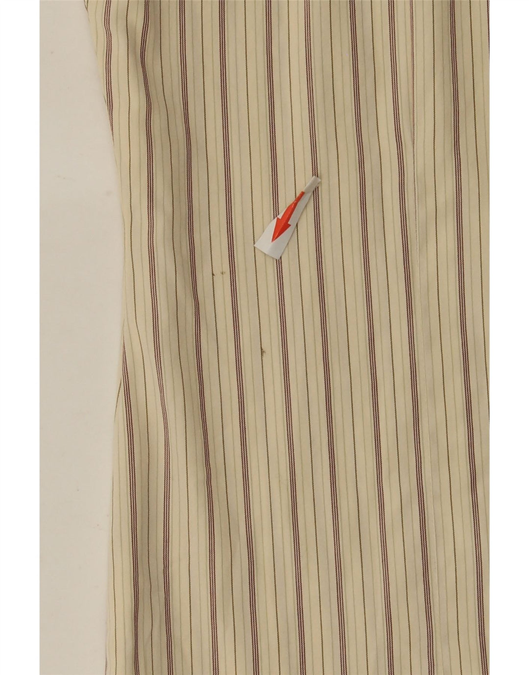 Рубашка женская Sportmax UK 12 Medium Бежевая Полосатая