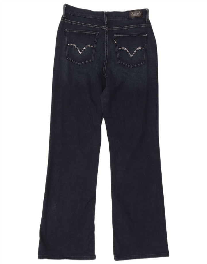 Женские джинсы Levi's 512 Bootcut США 12, большие W30 L31, темно-синие
