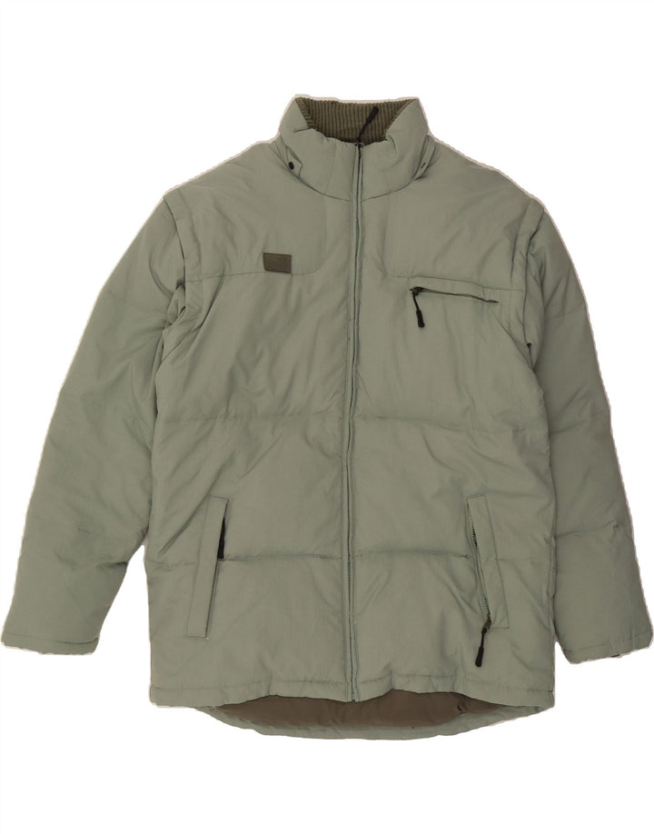 FILA Mens Padded Jacket UK 44 2XL Green Polyester Vintage Fila and Second-Hand Fila from Messina Hembry 