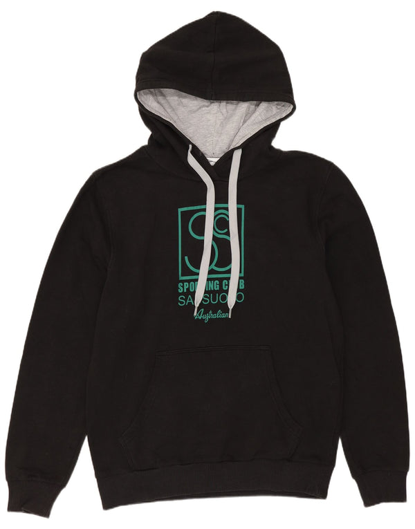 Мужской джемпер с капюшоном с рисунком AUSTRALIAN L'ALPINA, маленький черный, хлопковый