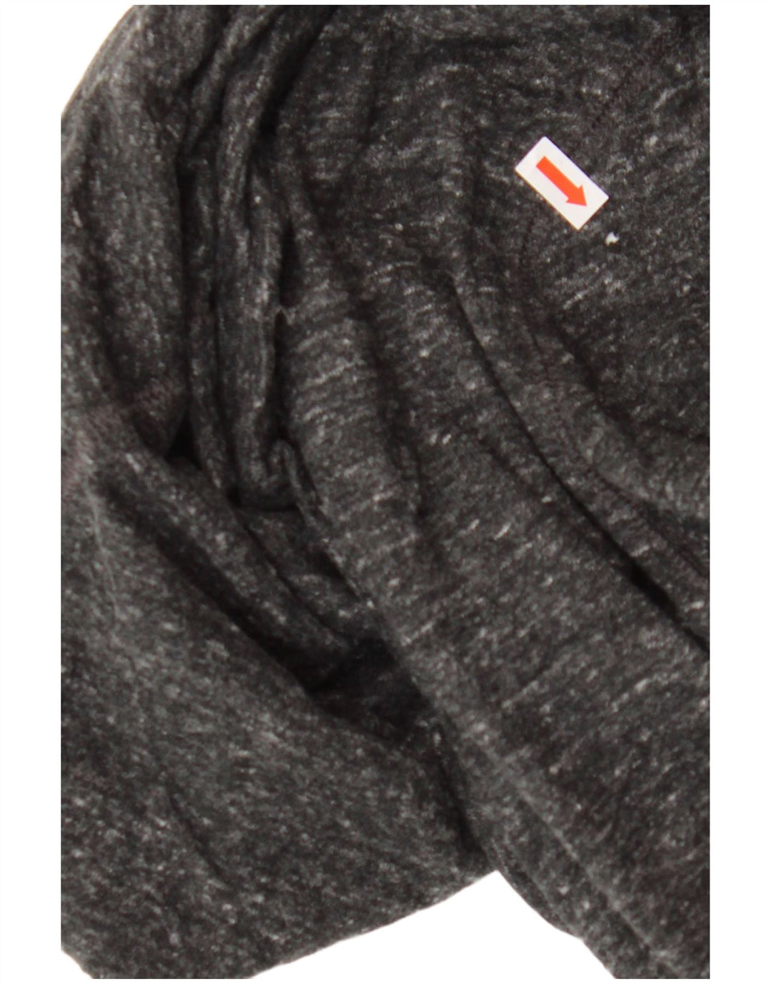 Женский джемпер с капюшоном CHAMPION UK 14, хлопок среднего серого цвета с крапинками