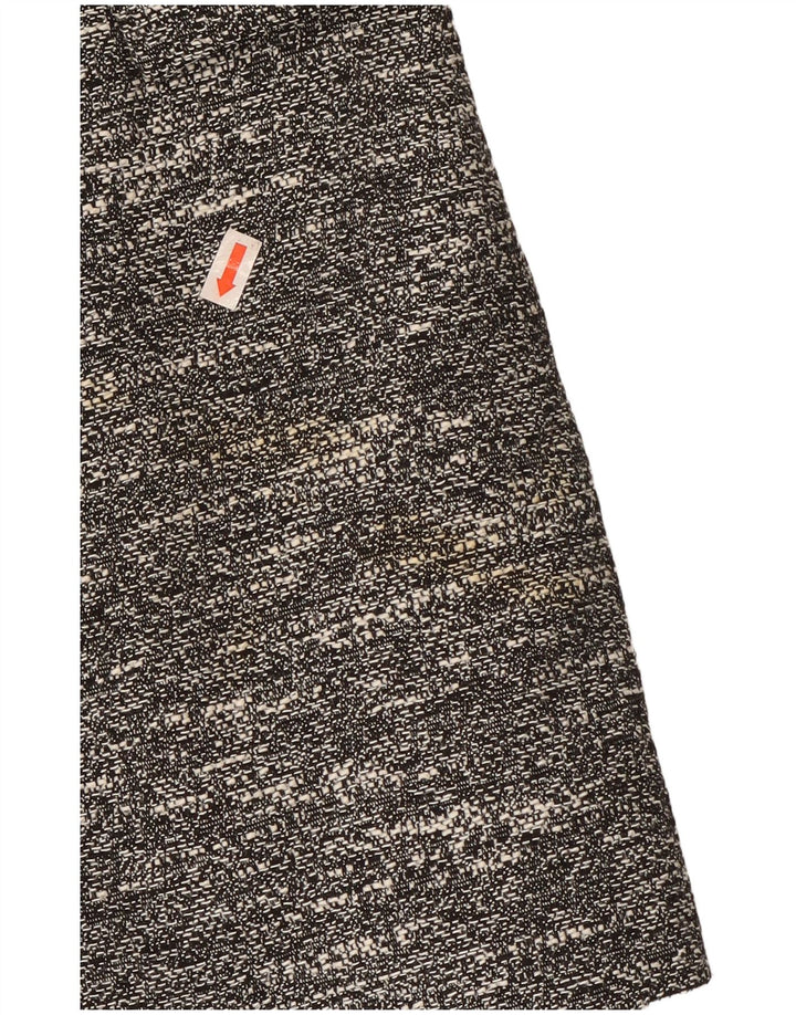 ZARA Womens Overcoat UK 10 Small Grey Flecked