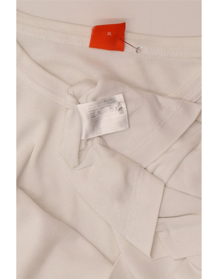 Мужская футболка HUGO BOSS Top XL, белый хлопок