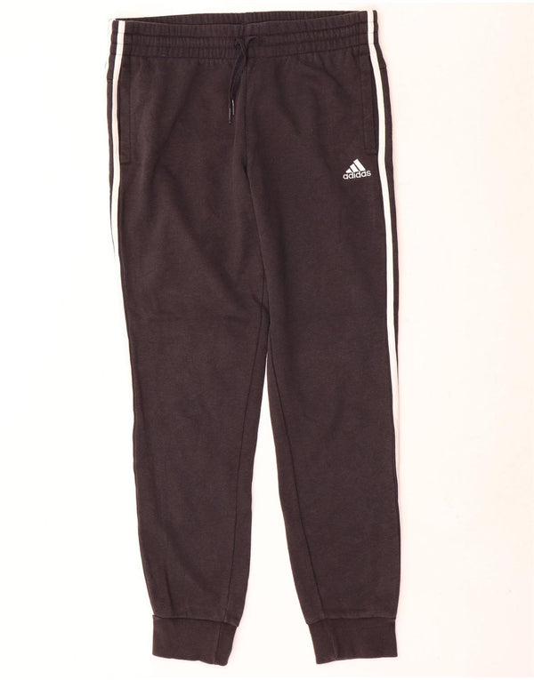 Мужские спортивные брюки Adidas Joggers среднего черного цвета из хлопка