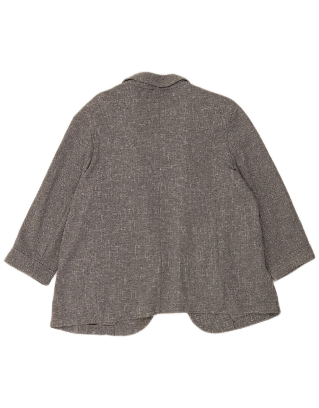 Женский открытый пиджак с рукавами 3/4 Marks & Spencer, Великобритания 20, 2XL, серый хлопок