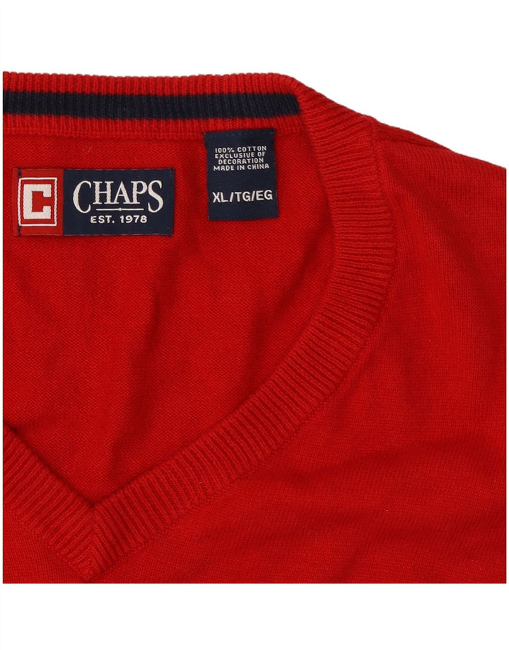 Мужская майка Chaps XL, красный хлопок
