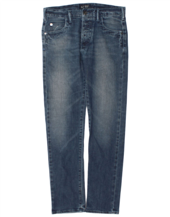 Мужские джинсы Armani Slim W32 L32 Синие, хлопок