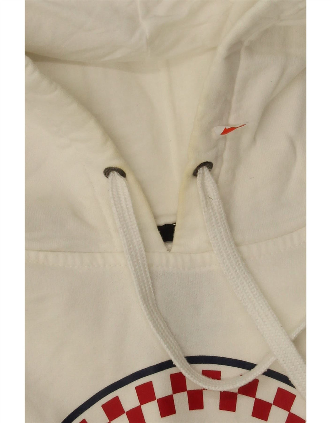 VANS Mens Graphic Hoodie Jumper XS White