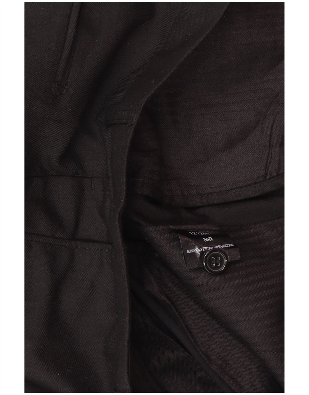 Мужские прямые брюки Pierre Cardin W36 L32, черный полиэстер