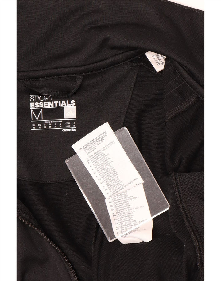 Мужская спортивная куртка Adidas Climalite, средний черный полиэстер