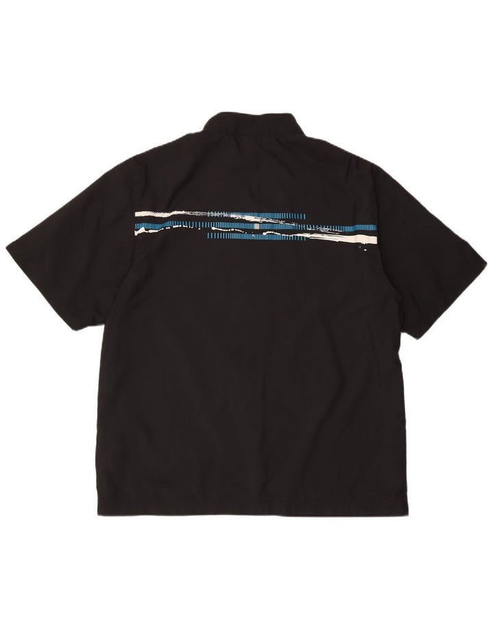 Мужской спортивный костюм Adidas с коротким рукавом, верхняя куртка, маленький черный полиэстер