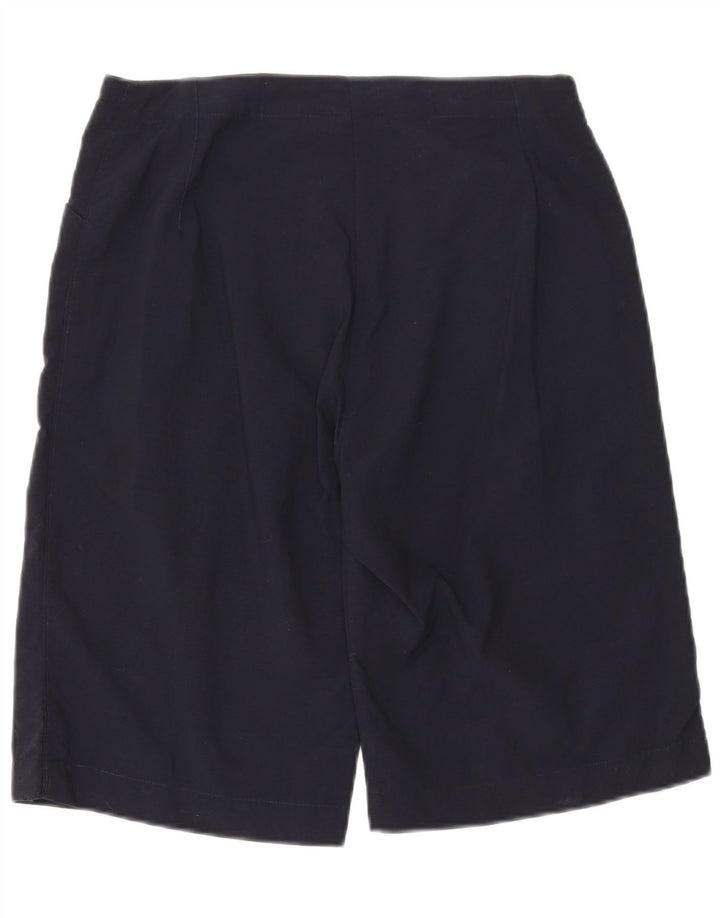 ADIDAS Womens Bermuda Shorts UK 16 Large W30 Navy Blue Polyamide Vintage Adidas and Second-Hand Adidas from Messina Hembry 