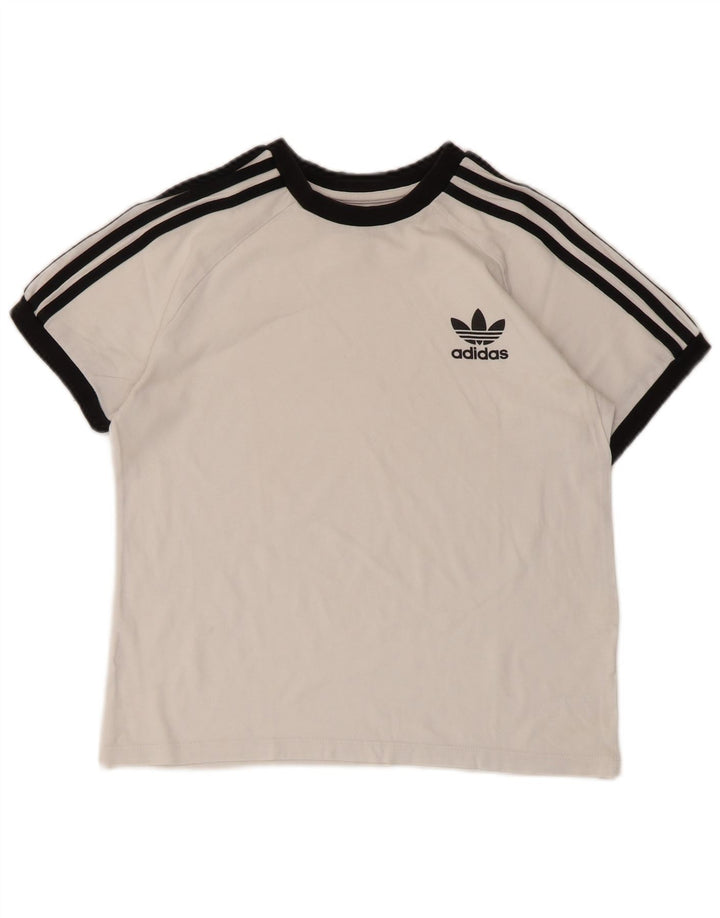 Футболка Adidas для мальчиков 11-12 лет, средний белый