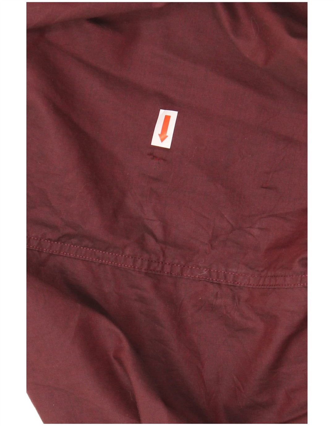 Мужская рубашка стандартного кроя CALVIN KLEIN, размер 18, 2XL, темно-бордовый хлопок