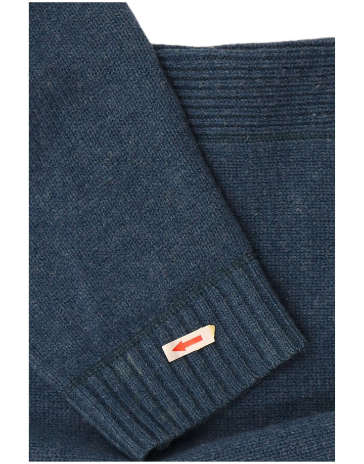 Мужской джемпер с v-образным вырезом LEVI'S XL, синяя шерсть