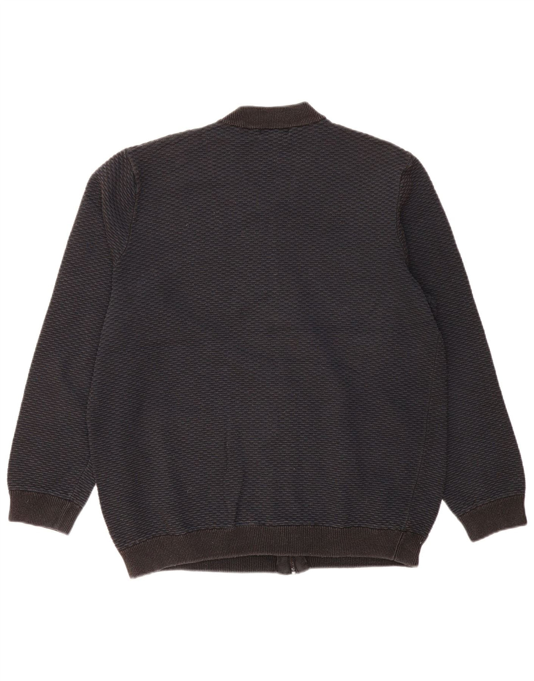 Мужской кардиган с молнией во всю длину Marks & Spencer 2XL, черный хлопок