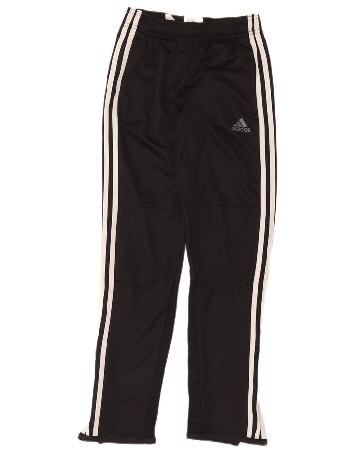 Спортивные брюки Adidas Climalite для мальчиков 11-12 лет, черный полиэстер