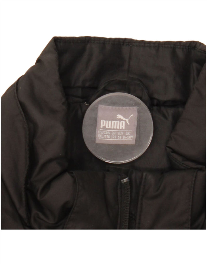 Стеганая куртка Puma для мальчиков 15-16 лет 2XL, черная