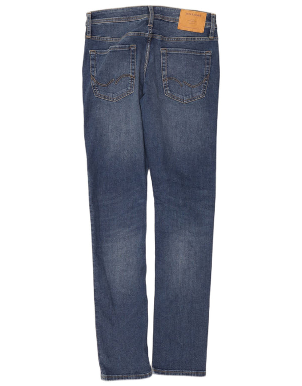 Мужские узкие джинсы Jack & Jones GLENN W30 L34, синий хлопок